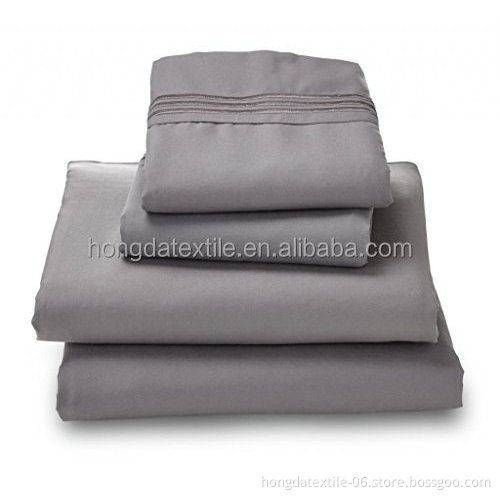 Wholesale Egyptian Cotton 1800 Thread Count Microfiber Bed Sheet Sets